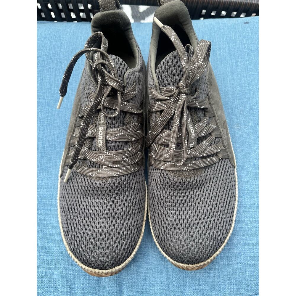 Sorel Waterproof Out N About Sneakers Olive Green Lace-Up Casual Shoes Size 7.5
